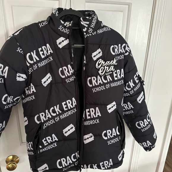 Crack era school of hard rock Rochester puffer coat - Picture 3 of 7